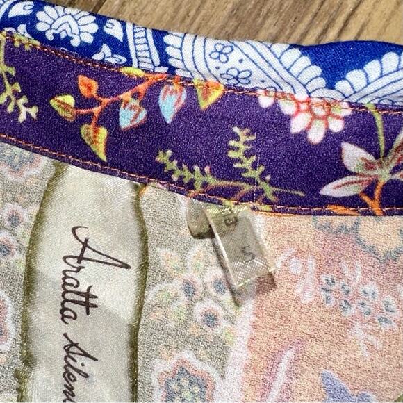 Aratta Silent Journey Paisley Moroccan Tunic Size Small - Picture 6 of 16